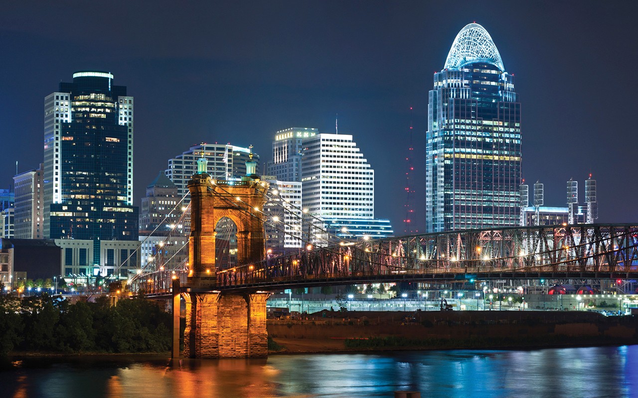 Downtown Cincinnati skyline